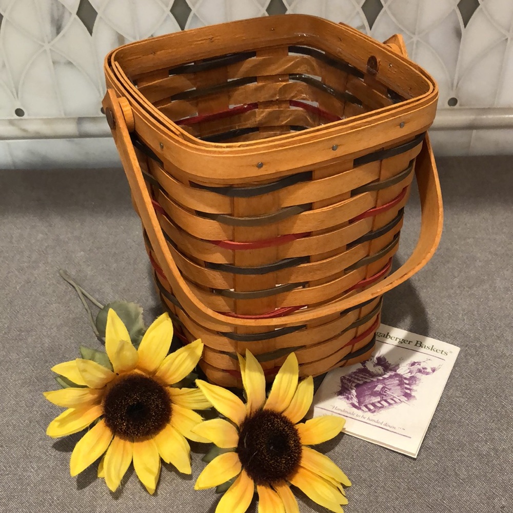 🧺LONGABERGER WOVEN TRADITIONS LARGE PEG BASKET 🧺